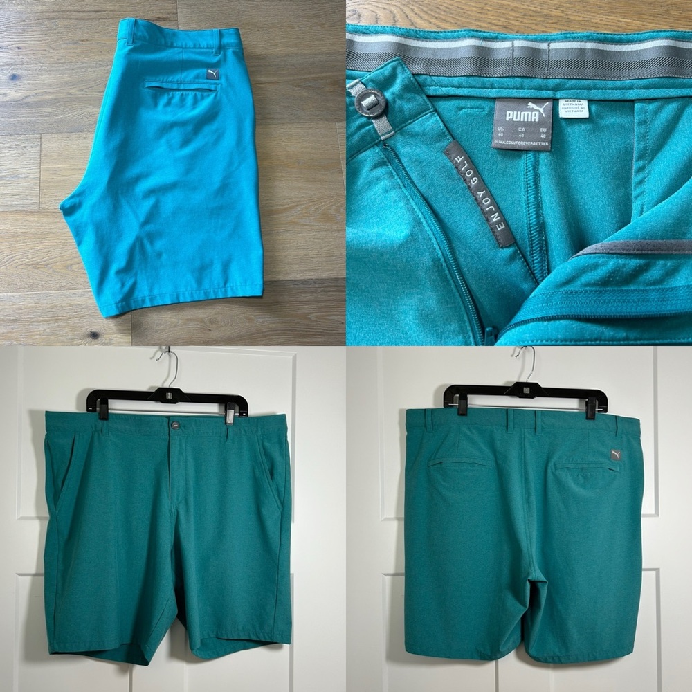 Puma golf shorts 9” inseam/length